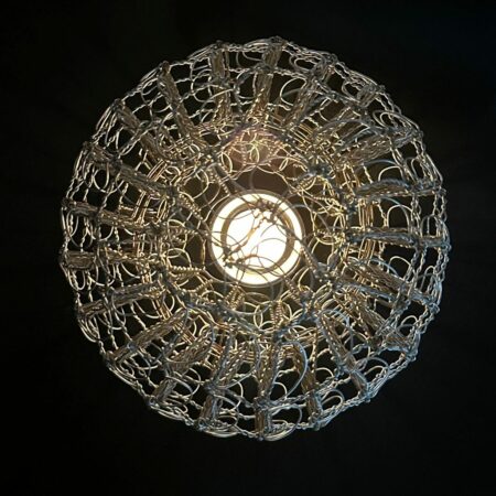 bougeoir argenté doré ....Magali Lockwood