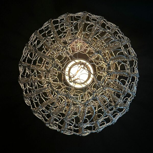 bougeoir argenté doré ....Magali Lockwood