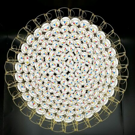 coupe en muselets pop love motif coupe de champagne Magali Lockwoood coupe en muselets pop love motif coupe de champagne ..Magali Lockwoood